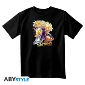 Dragon Ball - T-Shirt Dbz Saiyans Unisex Black (M)