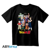 Dragon Ball - Tshirt unisex black - DBZ/ Gokus group (Small)