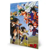 DRAGON BALL Z - Battle Clash - Wood Print 20x29.5cm