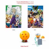Dragon Ball Z - Collectible Puzzle - 4 Stars - 2In1 Puzzle + Extra