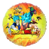 Folieballong Rund Dragon Ball Super