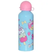 Aluminiumflaska Cupcake Unicorn Blå
