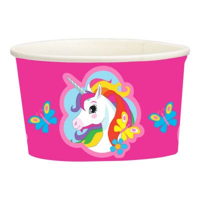 Bägare Unicorn Rainbow 8-pack