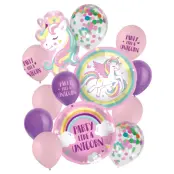 Ballongbukett"Party Like A Unicorn"13-pack