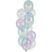 Ballonger Enhörningsmotiv 12-pack