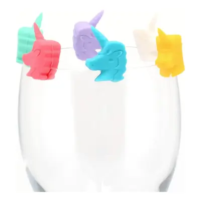 Bar Amigos Enhörning Glasmarkörer - 6-pack