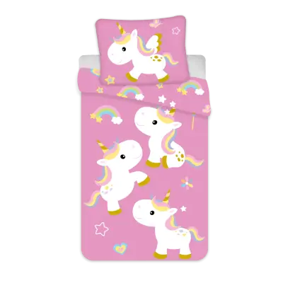 Bed Linen Junior Size 100 x 140 cm Unicorn (1000327)