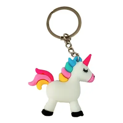 Nyckelring med Enhörning - 1-pack