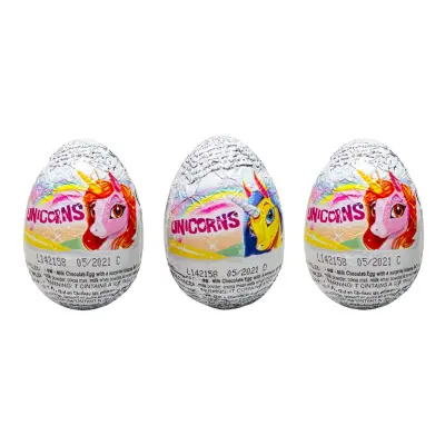 Chokladägg Unicorns Storpack - 3 x 20 g