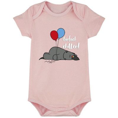 Chubby Unicorn - Enhörning Body - Grummeleinhorn - Einfach Chillen - 50/56 74/80 - för barn - flerfärgad