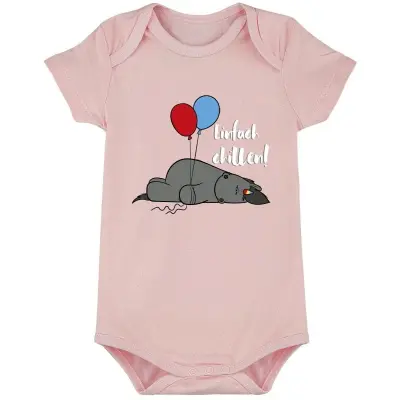 Chubby Unicorn - Enhörning Body - Grummeleinhorn - Einfach Chillen - 50/56 74/80 - för barn - flerfärgad