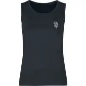 Chubby Unicorn - Enhörning Linnen - Grummeleinhorn - S XXL - för Dam - svart