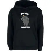 Chubby Unicorn - Enhörning Luvtröja - Lass mich! Ich muss mich da jetzt reinsteigern! - S XL - för Dam - svart