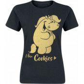 Chubby Unicorn - Enhörning T-shirt - Grummeleinhorn - I Love Cookies - S 3XL - för Dam - svart