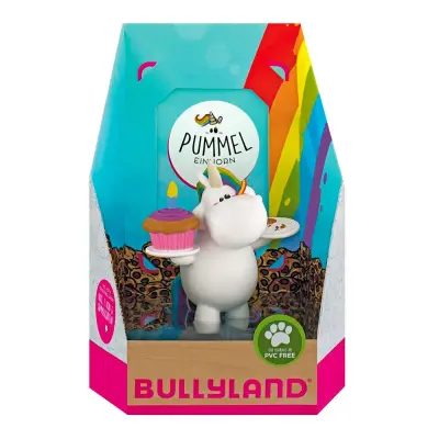 Chubby Unicorn Födelsedag Tårtfigur