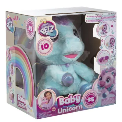 Club Petz Baby Unicorn : Färg - Turquoise - Club Petz -  Leksaksaffären