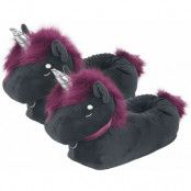 Corimori - Enhörning Slipper - Ruby Punk Unicorn - tofflor vuxen - one size - för Dam - svart