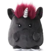 Corimori - Fun Stoppad figur - Ruby Unicorn och Mia Unicorn (vändbar plyschfigur) - för None - grå/vit