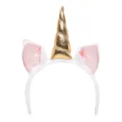 Diadem Enhörning Guld - One size