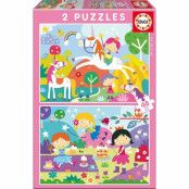 Educa - 2X48 Unicorns/Fantasy puzzle