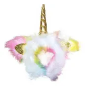 Enhörning Diadem med Fluff - One size