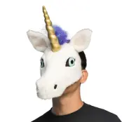 Enhörning Halvmask - One size