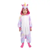 Enhörning Pastell Barn Kigurumi - Large