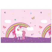 Enhörning Regnbåge Bordsduk 120x180 cm