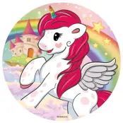 Enhörning Tårtbild 16cm