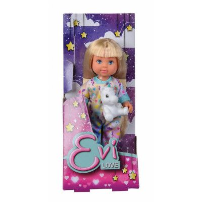 Evi Love Docka i pyjamas Turkos - Evi Love -  Leksaksaffären