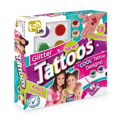 FABLAB Glitter Tattoos - FABLAB -  Leksaksaffären