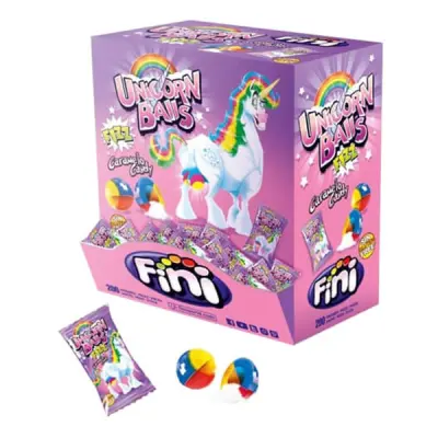 Karameller Unicorn Balls Storpack - 200-pack