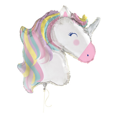 Folieballong Enhörning Lila