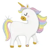 Folieballong Glittrig Unicorn
