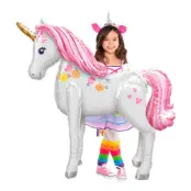Folieballong Unicorn Airwalker