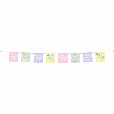 Girlang Happy Birthday Unicorns&Rainbows