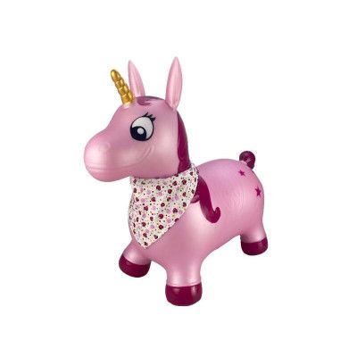 Hop n Bounce Hoppdjur Luna Enhörning - Happy baby -  Leksaksaffären