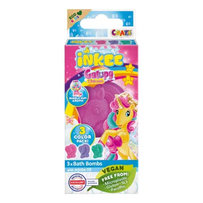 Inkee Badbomber Galupy Unicorns - 3-pack