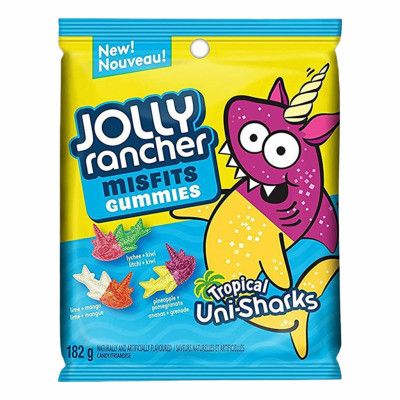 Jolly Rancher Misfits Gummies Uni- Sharks - 182 gram
