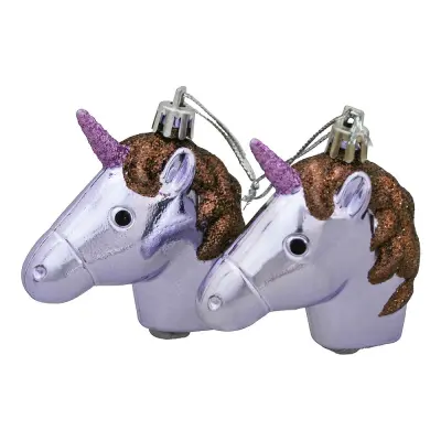 Julgranskulor Enhörning - 2-pack