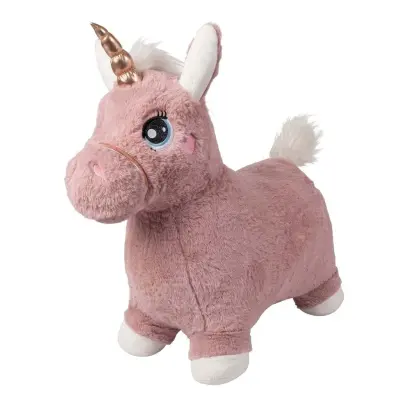 KREA - Hop And Bounce Plush Unicorn, Rose Col.