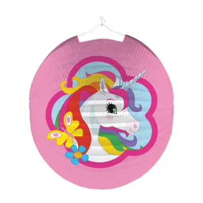Lanterna Unicorn Rainbow 25 cm
