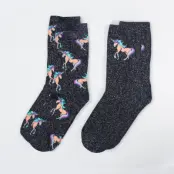 Magiska Enhörningsstrumpor 2-pack