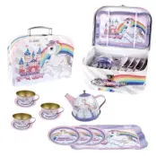 Magni - Tea set in suitcase, with unicorn ( 3905 )