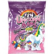 Påse Fini Unicorn Balls Fizz / Regnbågsfärgat godis med surt pulver