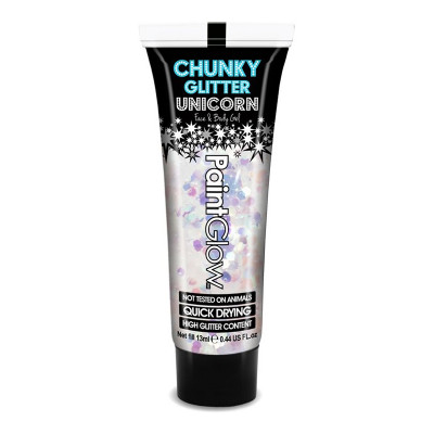 PaintGlow Chunky Glitter Ansikts- & Kroppsgel - Unicorn Tears