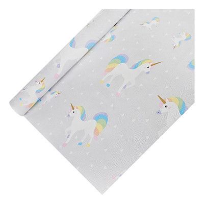 Pappersduk Enhörning Grå