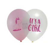 Latexballonger Its A Girl - 10-pack