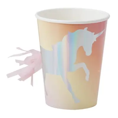 Pappersmuggar Enhörning med Tofs - 8-pack