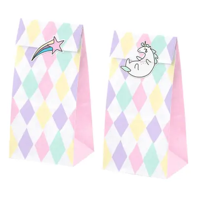 Kalaspåsar Unicorn - 6-pack